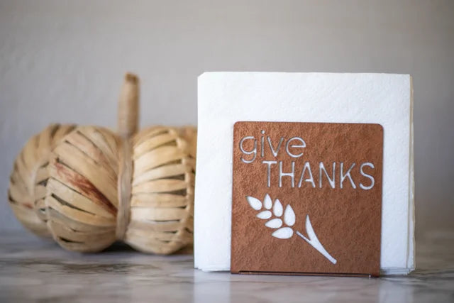 Give Thanks Napkin Holder