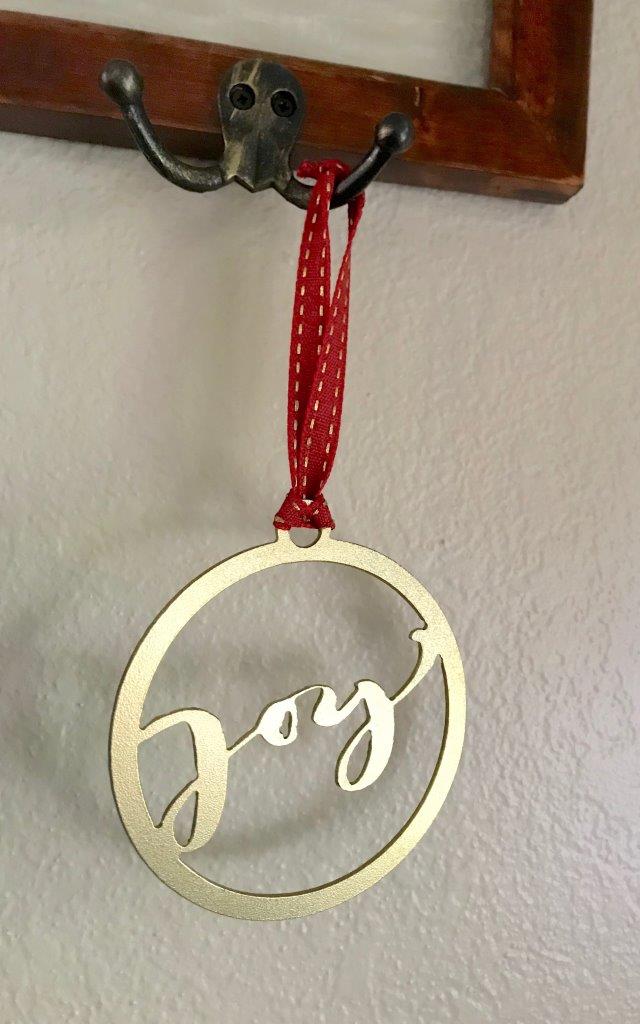 JOY Christmas Ornament