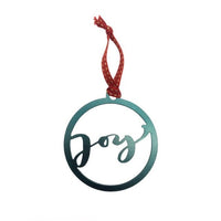 JOY Christmas Ornament