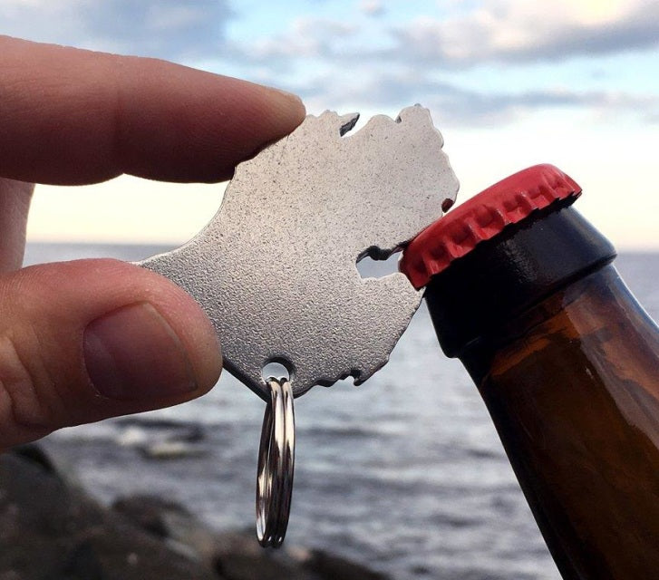 Great Lakes State MI Bottle Opener