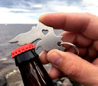 Lake Superior Bottle Opener - Heart