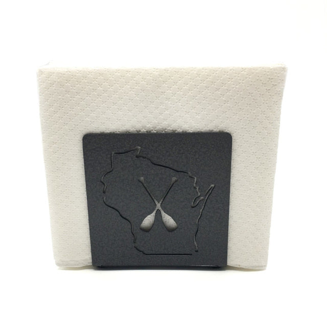 Wisconsin Paddles Napkin Holder