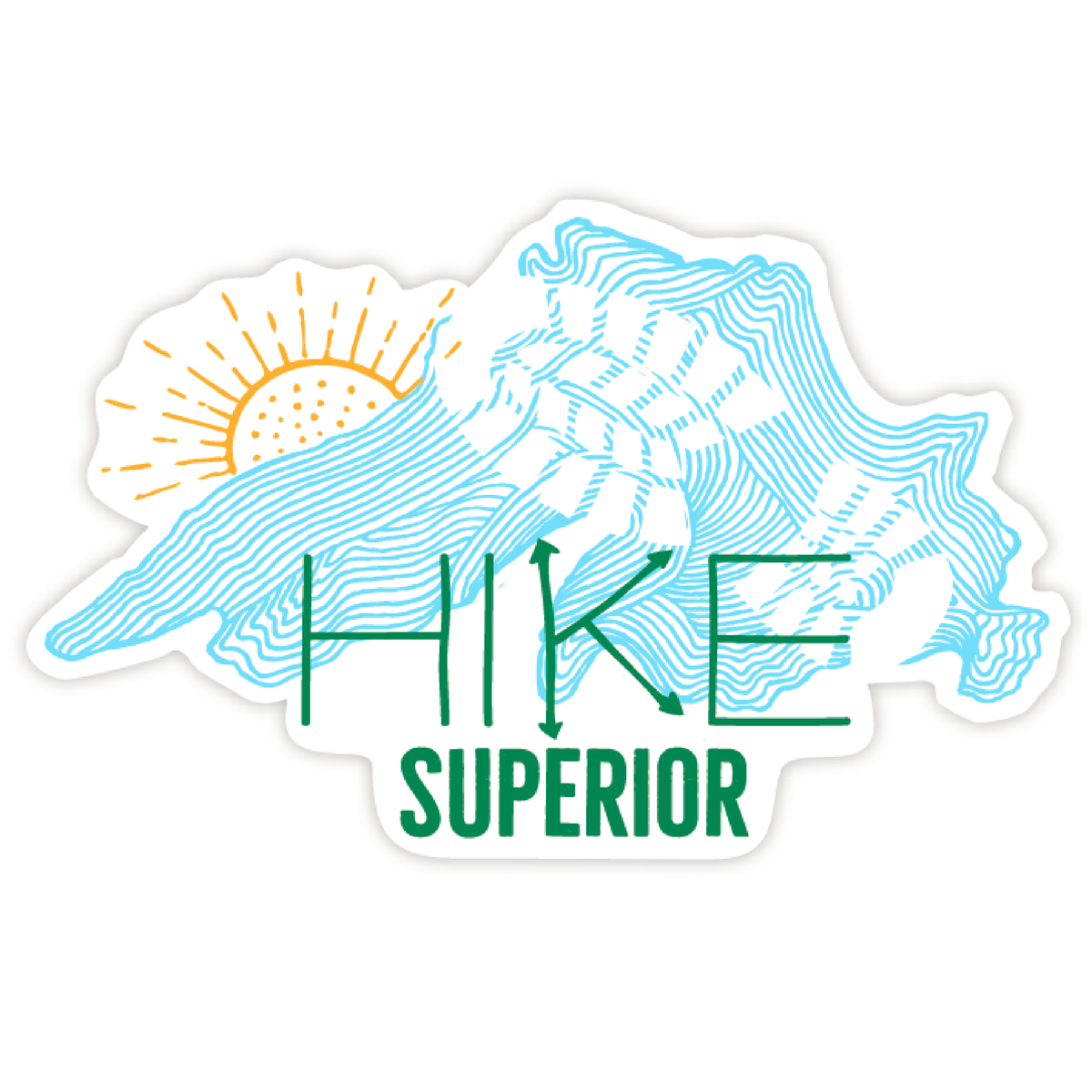 HIKE SUPERIOR Sticker