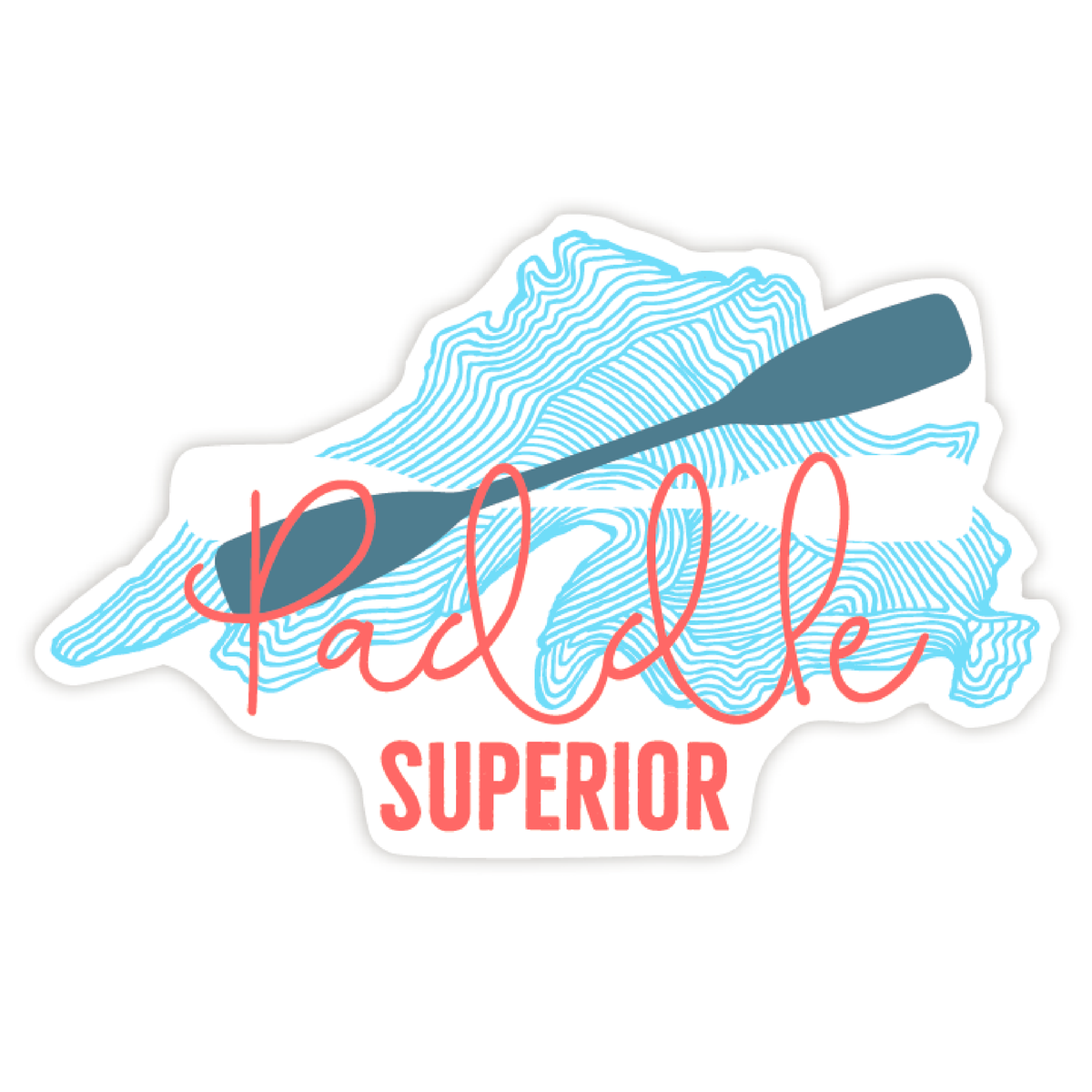 PADDLE SUPERIOR Sticker