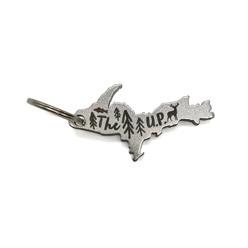 Michigan's  U.P. Bottle Opener - Woods