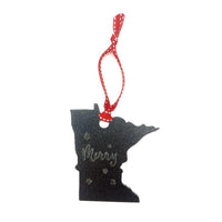 Minnesota Christmas Ornament Steel